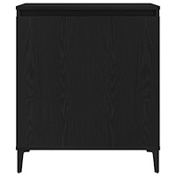 vidaXL Sideboard svart ek 60x35x70 cm konstruerat trä