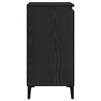 vidaXL Sideboard svart ek 60x35x70 cm konstruerat trä