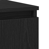 vidaXL Sideboard svart ek 60x35x70 cm konstruerat trä