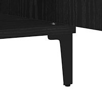 vidaXL Sideboard svart ek 60x35x70 cm konstruerat trä