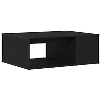 vidaXL Soffbord svart ek 90x67x33 cm konstruerat trä