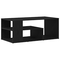 vidaXL Soffbord svart ek 100x50x40 cm konstruerat trä