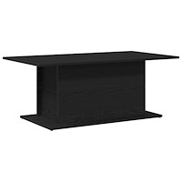 vidaXL Soffbord svart ek 102x55,5x40 cm konstruerat trä