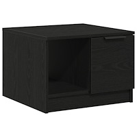vidaXL Soffbord svart ek 50x50x36 cm konstruerat trä