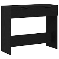 vidaXL Konsolbord svart ek 90x36x75 cm konstruerat trä