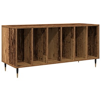 vidaXL Skåp för vinylskivor artisan ek 100x38x48 cm konstruerat trä