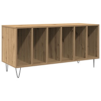 vidaXL Skåp för vinylskivor återvunnet trä 100x38x48 cm konstr. trä