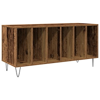 vidaXL Skåp för vinylskivor artisan ek 100x38x48 cm konstruerat trä
