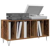 vidaXL Skåp för vinylskivor artisan ek 100x38x48 cm konstruerat trä