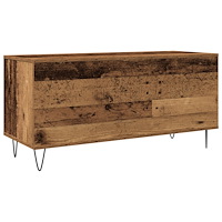 vidaXL Skåp för vinylskivor artisan ek 100x38x48 cm konstruerat trä