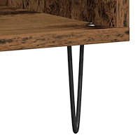 vidaXL Skåp för vinylskivor artisan ek 100x38x48 cm konstruerat trä