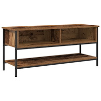 vidaXL TV-bänk återvunnet trä100x35x45 cm konstruerat trä och stål
