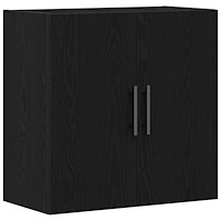 vidaXL Väggskåp Svart Ek 60x31x60 cm Konstruerat trä