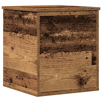 vidaXL Förvaringslåda återvunnet trä 40x42x46 cm konstruerat trä