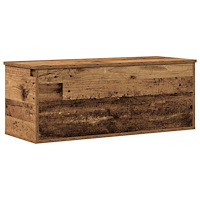vidaXL Förvaringslåda i Gamla Trä 90x35x35 cm Ingenjörsträ