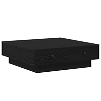 vidaXL Kaffe Bord Svart ek Konstruerat trä 90 x 90 x 28 cm Kaffe Bord