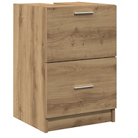 vidaXL Tvättställsskåp Artisan Ek 40 x 37 x 59 cm Konstruerat trä