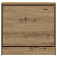 vidaXL Skoskåp Artisan Ek 60x21x57 cm Konstruerat trä