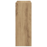 vidaXL Skoskåp Artisan Ek 60x21x57 cm Konstruerat trä