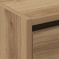 vidaXL Skoskåp Artisan Ek 60x21x57 cm Konstruerat trä