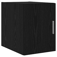 vidaXL Väggskåp Svart ek 30x42.5x40 cm Konstruerat trä