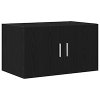 vidaXL Väggskåp svart ek 70x42,5x40 cm konstruerat trä