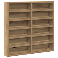 vidaXL Vitrinskåp artisan ek 60x8,5x58 cm konstruerat trä