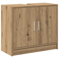 vidaXL Sink Cabinet Artisan Ek 63 x 29 x 55 cm Konstruerat trä