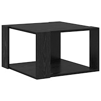 vidaXL Kaffeebord Svart ek 51,5x51,5x30 cm Konstruerat trä