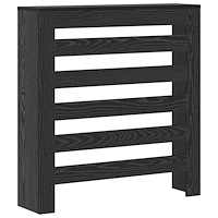 vidaXL radiatorlock svart ek 78x20x82 cm konstruerat trä