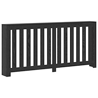 vidaXL Elementskydd Svart Ek 175x20x82 cm Konstruerat trä