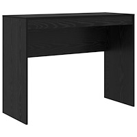 vidaXL Svart Ek Skrivbord Svart ek Konstruerat trä 100 x 40 x 76 cm