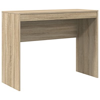 vidaXL Skrivbord Sonoma ek Konstruerat trä 100 x 40 x 76 cm Enkelt