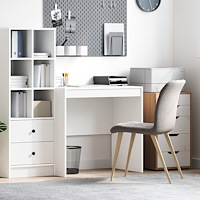 vidaXL Skrivbord Vitt 80x50x76 cm Konstruerat trä