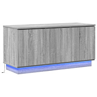 vidaXL TV-skåp Grå Sonoma 100x38x49 cm Konstruerat trä