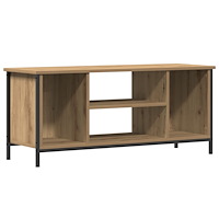 vidaXL TV-ställ Artisan Oak Ingenjörsträ, Metall 102 x 35 x 45 cm