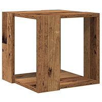 vidaXL Kaffeebord Gammalt trä Massivt återvunnet trä 32 x 32 x 30 cm