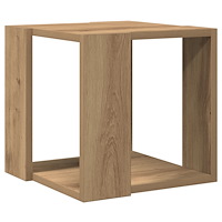 vidaXL Kaffeebut Artisan ek Massiv ek 32 x 32 x 30 cm Hållbar