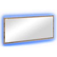 vidaXL Badrumsspegel Artisan ek Konstruerat trä, Glas 90 x 8.5 x 37 cm