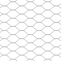 vidaXL Hexagonstaket med 11 Flangade Stolpar 1x25 m Galvaniserat Stål