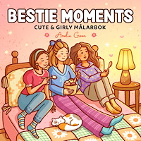 Amelia Green Bestie Moments : Cute & Girly målarbok (häftad)