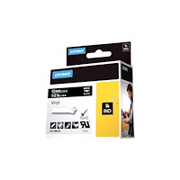DYMO DYMO Rhino Coloured Vinyl - tejp - 1 kassett(er) - Rulle (1,2 cm x 5,5 m)