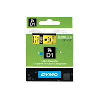 DYMO DYMO D1 - etiketttejp - 1 kassett(er) - Rulle (0,6 cm x 7 m)