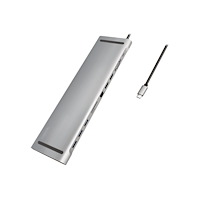 LogiLink LogiLink - dockningsstation - USB-C 3.2 Gen 1 - 2 x HDMI, VGA - 1GbE
