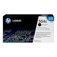 Hewlett-Packard HP 504X - Lång livslängd - svart - original - LaserJet - tonerkassett (CE250X)