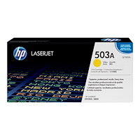 Hewlett-Packard HP 503A - gul - original - LaserJet - tonerkassett (Q7582A)