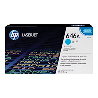 Hewlett-Packard HP 646A - cyan - original - LaserJet - tonerkassett (CF031A)