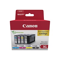 CANON Canon PGI-1500XL BK/C/M/Y Multipack - 4-pack - XL - svart, gul, cyan, magenta - original - bläcktank