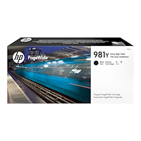 Hewlett-Packard HP 981Y - Extra lång livslängd - svart - original - PageWide - bläckpatron