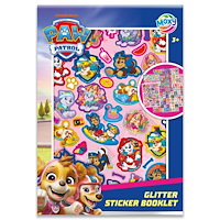 Legind A/S Paw Patrol klistermärken med glitter : 8 ark, A5